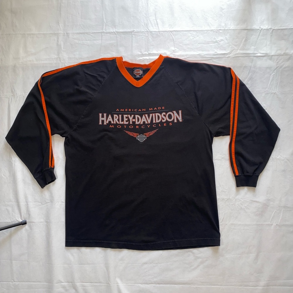 Vintage 90’s Harley Davidson motor Cycles long sleeve T Shirt 🏍️